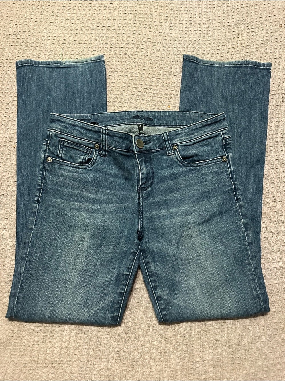 Kut From The Kloth Womens Bootcut Jeans Blue Pockets Size 4